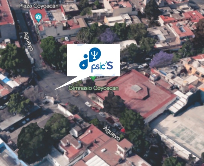 Vista aérea de la ubicación de Psic’s